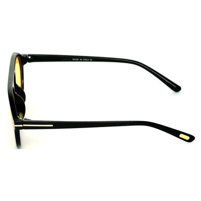 Round Yellow And Black Sunglasses For Men And Women-Unique and Classy