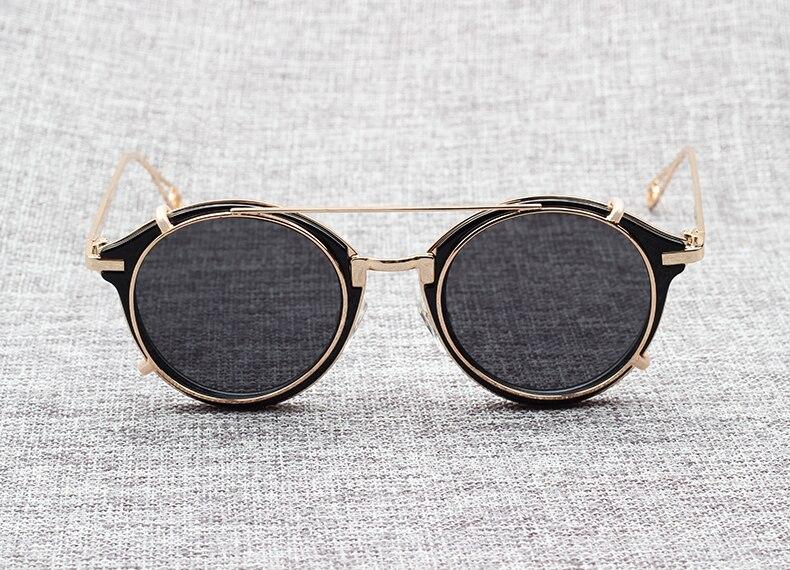 Fashionable SteamPunk Style Lens Removable Sunglasses For Men And Women-Unique and Classy