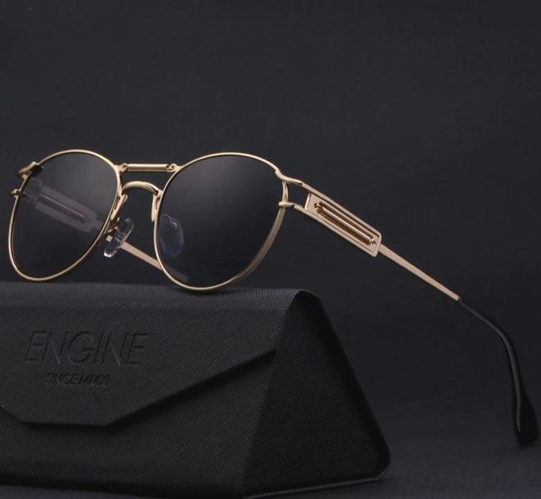 Luxury Brand Quality Round Steampunk Sunglasses For Men And Women-Unique and Classy