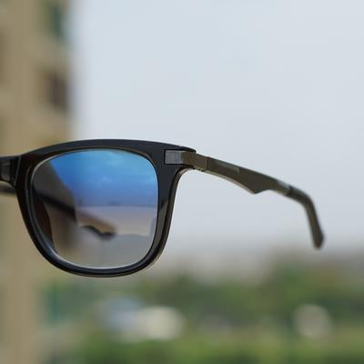 Eclipse Skyblue Retro Square Sunglasses For Men And Women-Unique and Classy