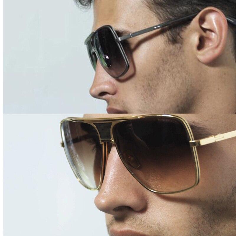 Classic Square Rimless Gradient Sunglasses For Men And Women-Unique and Classy