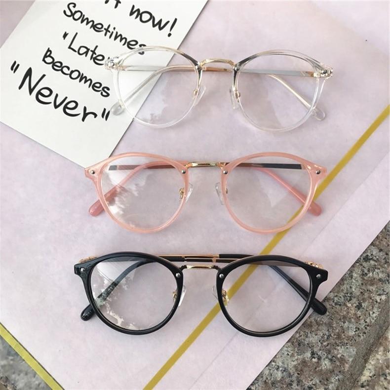 Stylish Round  Transparent Optical Glasses Frames Men And Women Vintage Transparent Optical Eyeglasse For Men And Women-Unique and Classy
