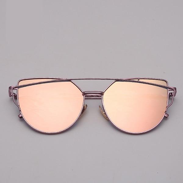 Stylish Mafia Vintage Cat Eye Mirror Sunglasses For Men And Women