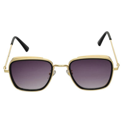 KB Shaded Purple And Gold Premium Edition Sunglasses For Men And Women-Unique and Classy