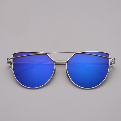 Stylish Mafia Vintage Cat Eye Mirror Sunglasses For Men And Women-Unique and Classy