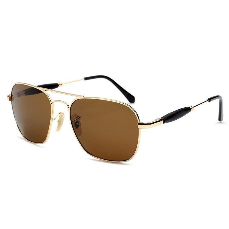 Classic Vintage Square Pilot Style Sunglasses For Men And Women