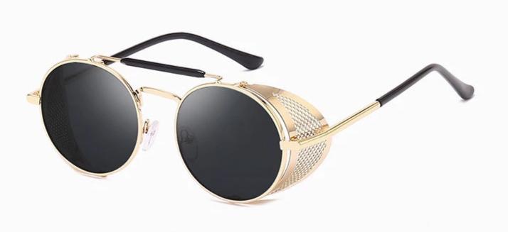 Round Steampunk Sunglasses For Men And Women-Unique and Classy