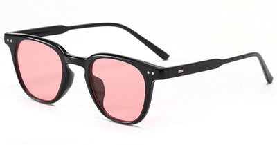 Rivet Small Frame Colorful Square Sunglasses For Unisex-Unique and Classy