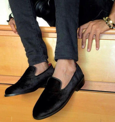 Fashion Elegant And Classy Velvet Suede Moccasins For Men-Unique and Classy