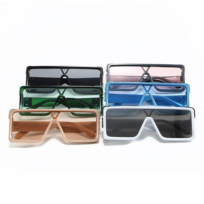 2021 New Vintage Luxury Designer Overszied Square Retro Sunglasses For Men And Women-Unique and Classy