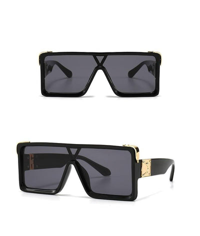Stylish Oversized One Piece Square Sunglasses For Men And  Women-Unique and Classy