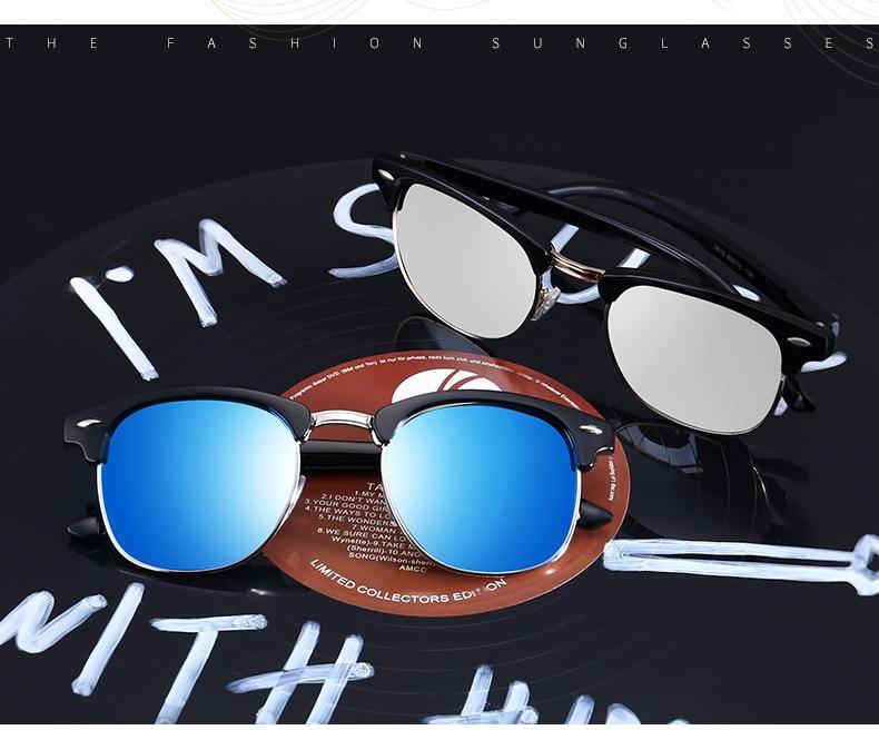 Classic Polarized Clubmaster Sunglasses For Men And Women-Unique and Classy