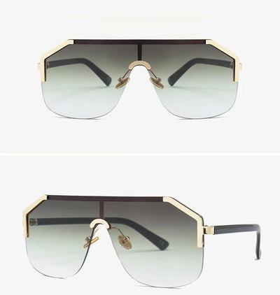 Rim Less Square Vintage Sunglasses For Men And Women-Unique and Classy