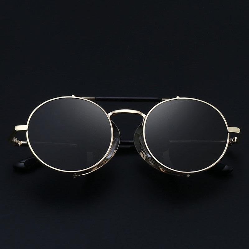 Latest Round Steampunk Sunglasses For Men And Women-Unique and Classy