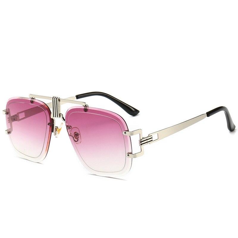New Stylish Semi Rim Less Square Sunglasses For Men And Women-Unique and Classy