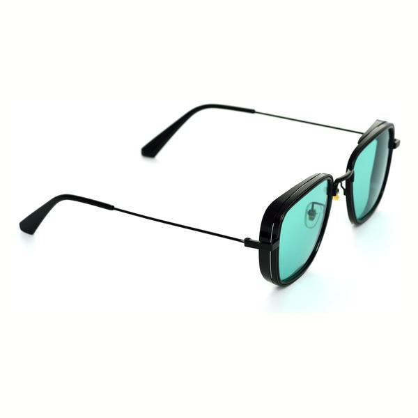 KB Aqua Green And Black Premium Edition Sunglasses For Men And Women-Unique and Classy