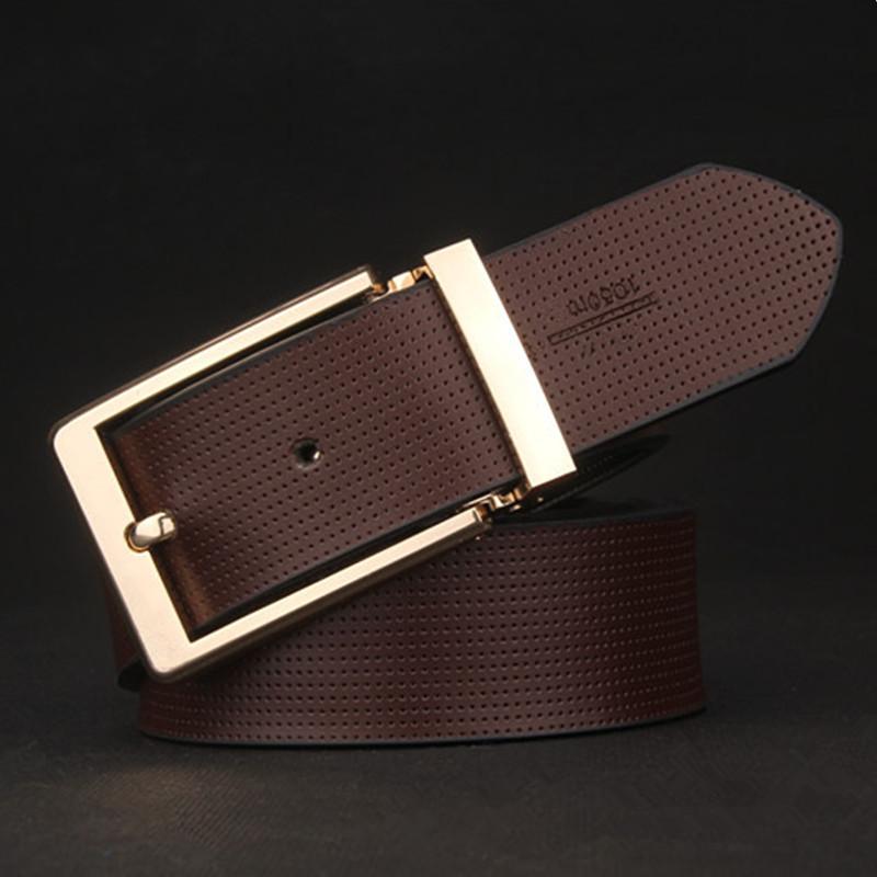 Luxury Design High Quality Genuine Leather Belt For Men-Unique and Classy - Brown