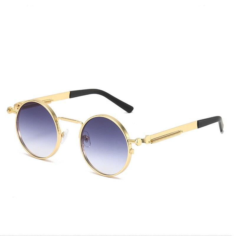 Stylish Round Metal Retro Design Sunglasses For Men And Women