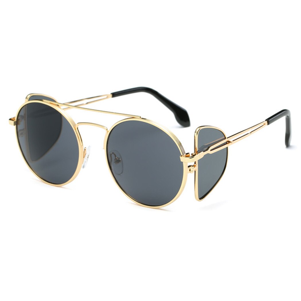 Stylish Steampunk Round Candy Sunglasses For Men And Women-Unique and Classy