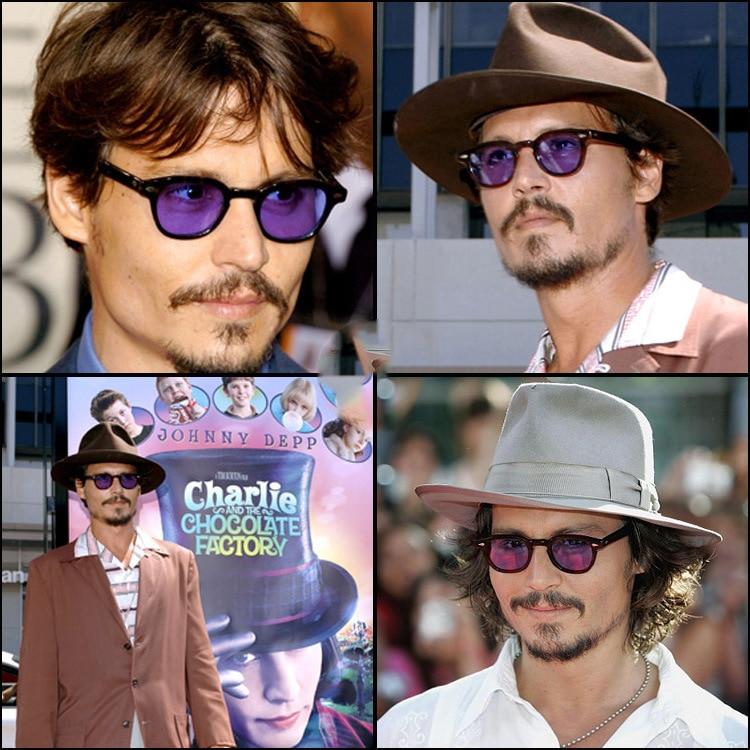 Celebrity Johnny Depp Transparent Oval Sunglasses For Men -Unique and Classy