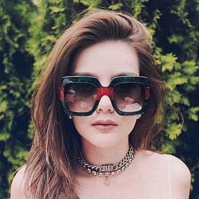New Stylish Over Size Vintage Sunglasses Women-Unique and Classy