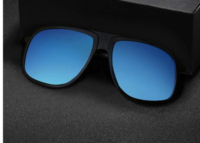 Classy Polarized Mirror Square Sunglasses For Men And Women-Unique and Classy