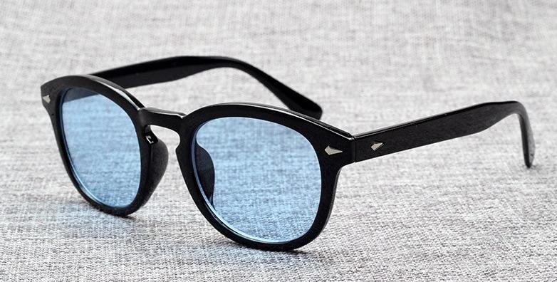 Celebrity Johnny Depp Transparent Oval Sunglasses For Men -Unique and Classy