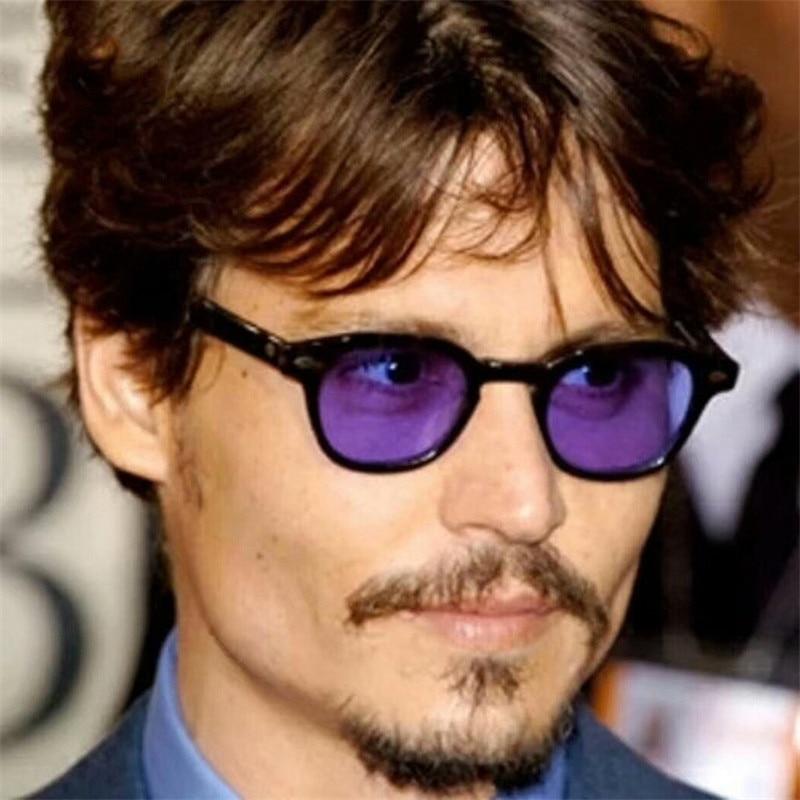 Celebrity Johnny Depp Transparent Oval Sunglasses For Men -Unique and Classy