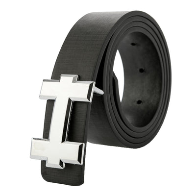 Trendy Square H Pattern Belt For Men-Unique and Classy