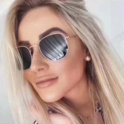 Trendy Style Mirror Square Sunglasses For Men And Women-Unique and Classy
