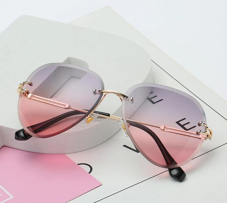 Stylish Rim Less Gradient Shades For Women-Unique and Classy