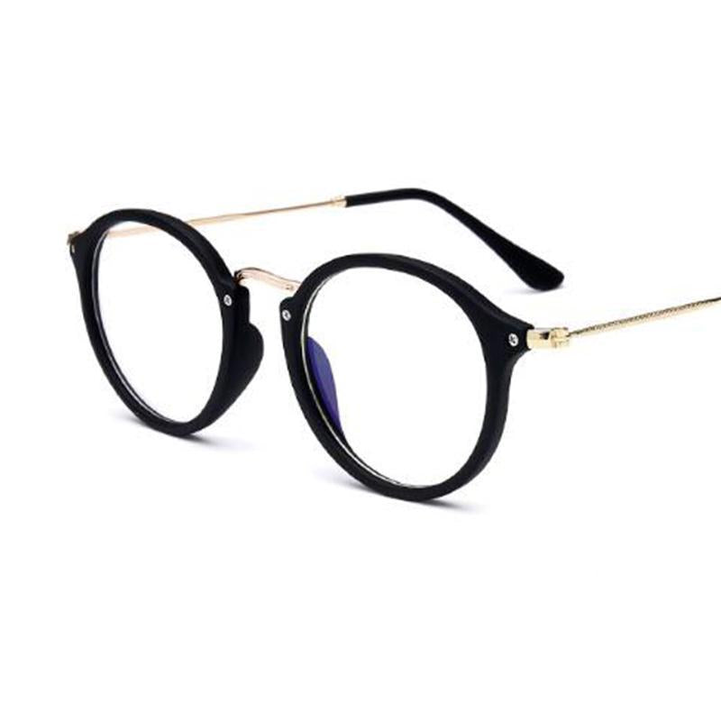 Round Transparent Computer Glasses Eyeglass Frame for Men Women - Unique and Classy
