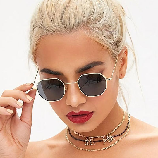 Hexagonal Sunglasses For Men And Women-Unique and Classy – UNIQUE