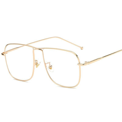 Retro Oversize Square Metal Reading glasses For Men And Women-Unique and Classy