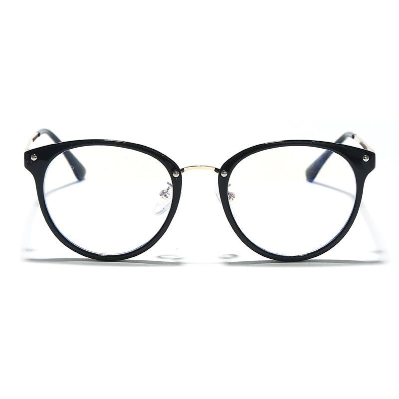 Round Glasses Frame Blue Light Glasses For Women Luxury Transparent Eyeglasses Computer Eyeglasses Frames