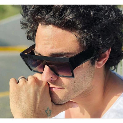 Classic Oversized Vintage Square Sunglasses For Men And Women-Unique and Classy
