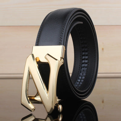 Z letter Automatic Buckle High Quality Strap Belt For Men's-Unique and Classy