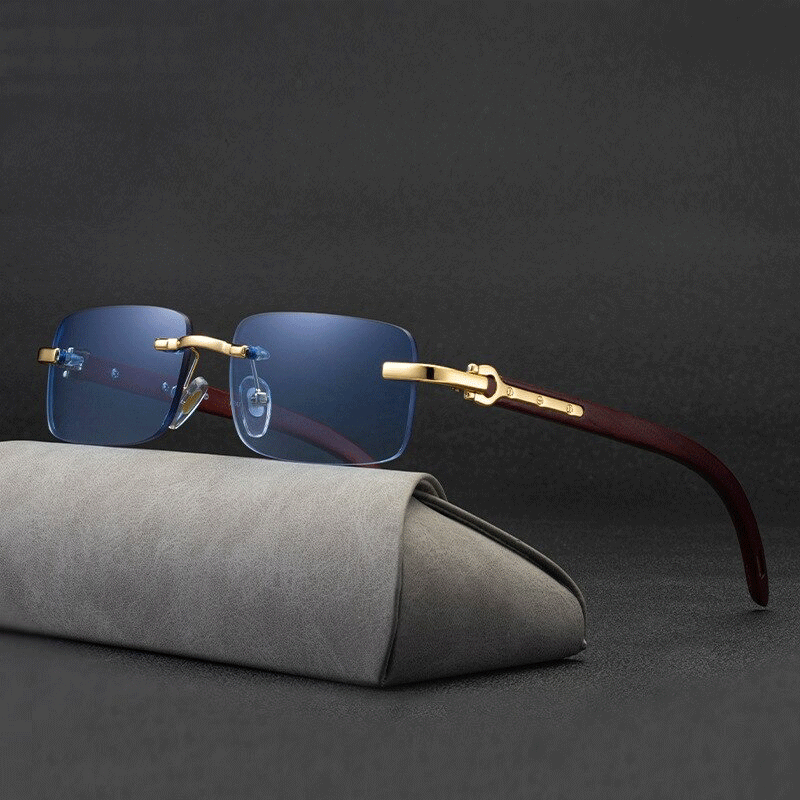 2021 New Rectangular Rimless Sunglasses For Men And Women-Unique and Classy