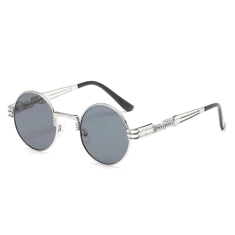 New Fashion Retro Steampunk Round Metal Sunglasses For Men And Women-Unique and Classy
