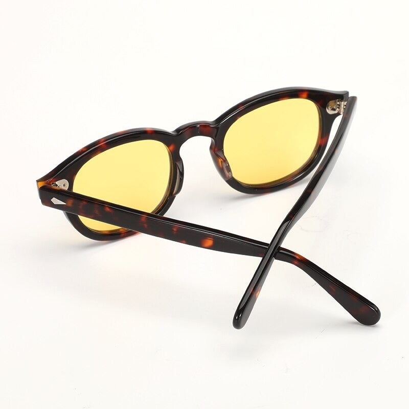 Johnny Depp Yellow Candy Sunglasses For Unisex-Unique and Classy