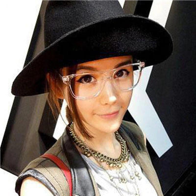 2019 New Retro Transparent Anti Blue Clear Lenses Square Eyeglasses Spectacle Frame For Men And Women