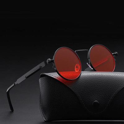 2020 Classic New Punk Round Metal Vintage Sunglasses For Men And Women-Unique and Classy