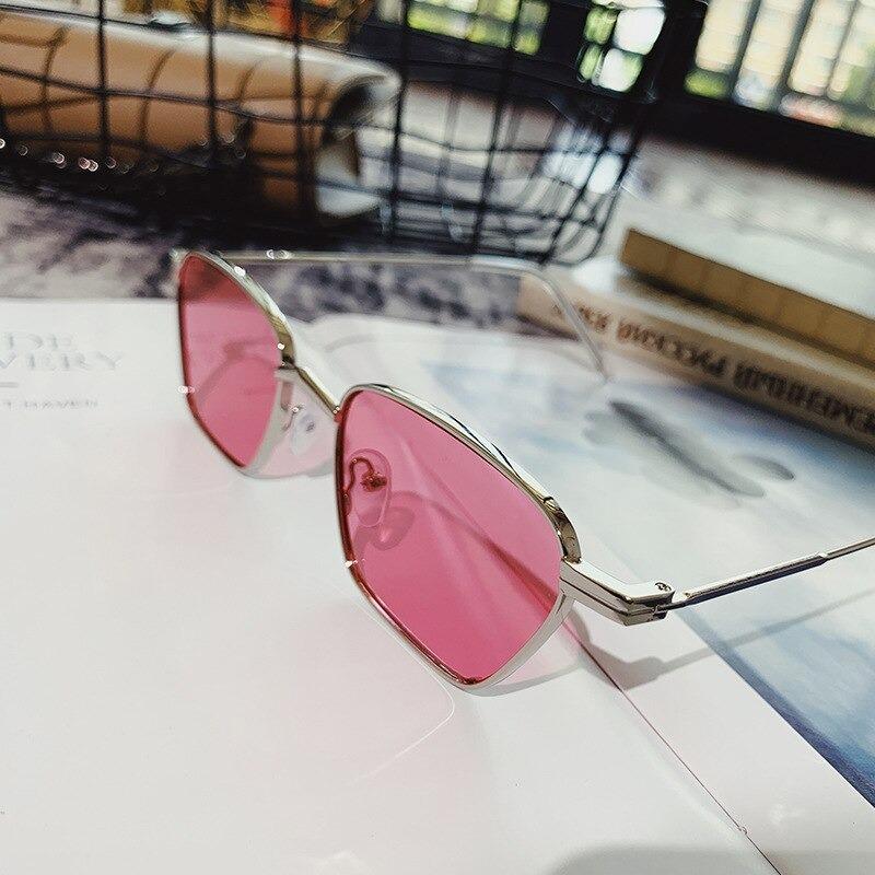 2020 Fashion Small Square Rimless  Metal Frame Sunglasses For Men And Women-Unique and Classy