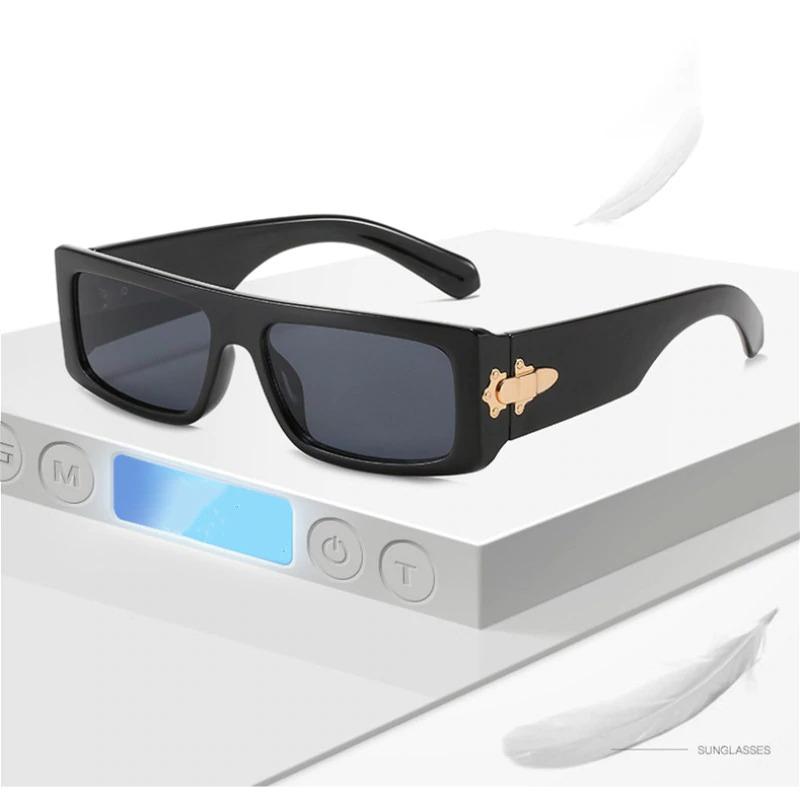 Small Rectangle Brand Designer Gradient Sunglasses For Men And Women-Unique and Classy
