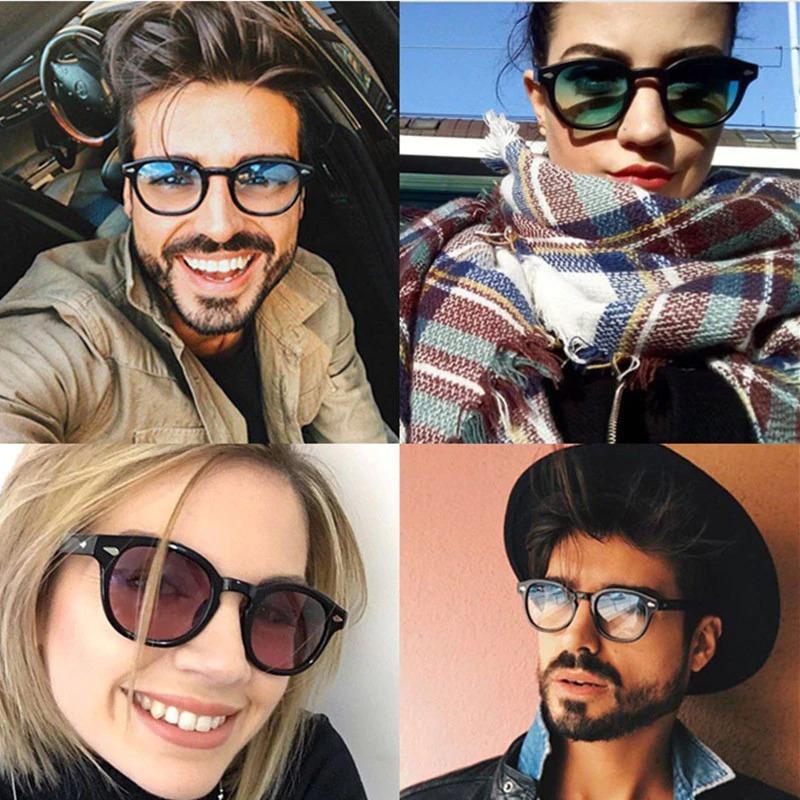 LM Fashion Johnny Depp Style Round Retrosuperfuture Sunglasses With Clear  Tinted Lens For Women And Men TONY Blue Eyewear With Ocean Lens And UV400  Protection 230620 From Huo03, $9.63