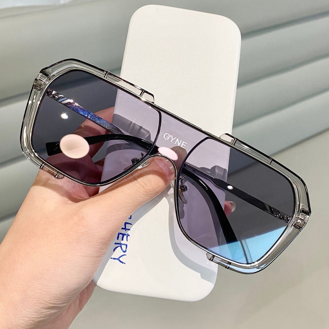2020 One-Piece Large-Frame Square Sunglasses For Women And Men