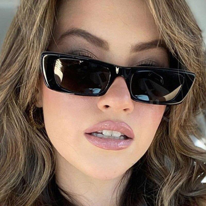 2021 New Trendy Cat Eye Fashion Small Rectangle Designer Brand Sunglasses For Men And Women-Unique and Classy