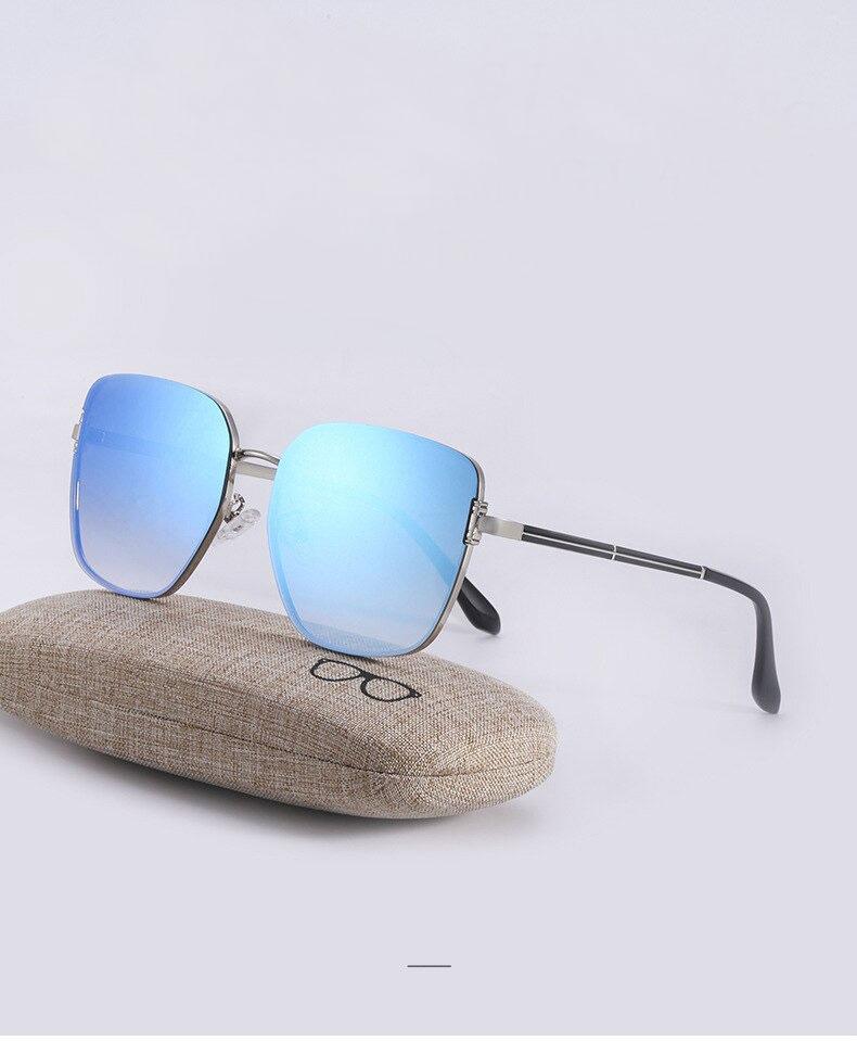 2021 New Polarized Fashion Rimless Square Sunglasses For Men And Women-Unique and Classy