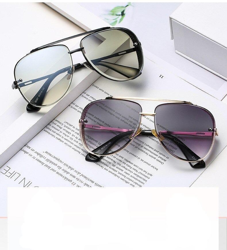 Fashion Mach Limited Edition Style Pilot Sunglasses With Vintage Side Shield Brand Design For Unisex-Unique and Classy
