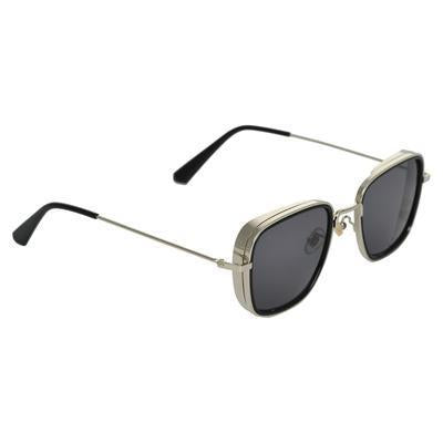 KB Black And Silver Premium Edition Sunglasses For Men And Women-Unique and Classy